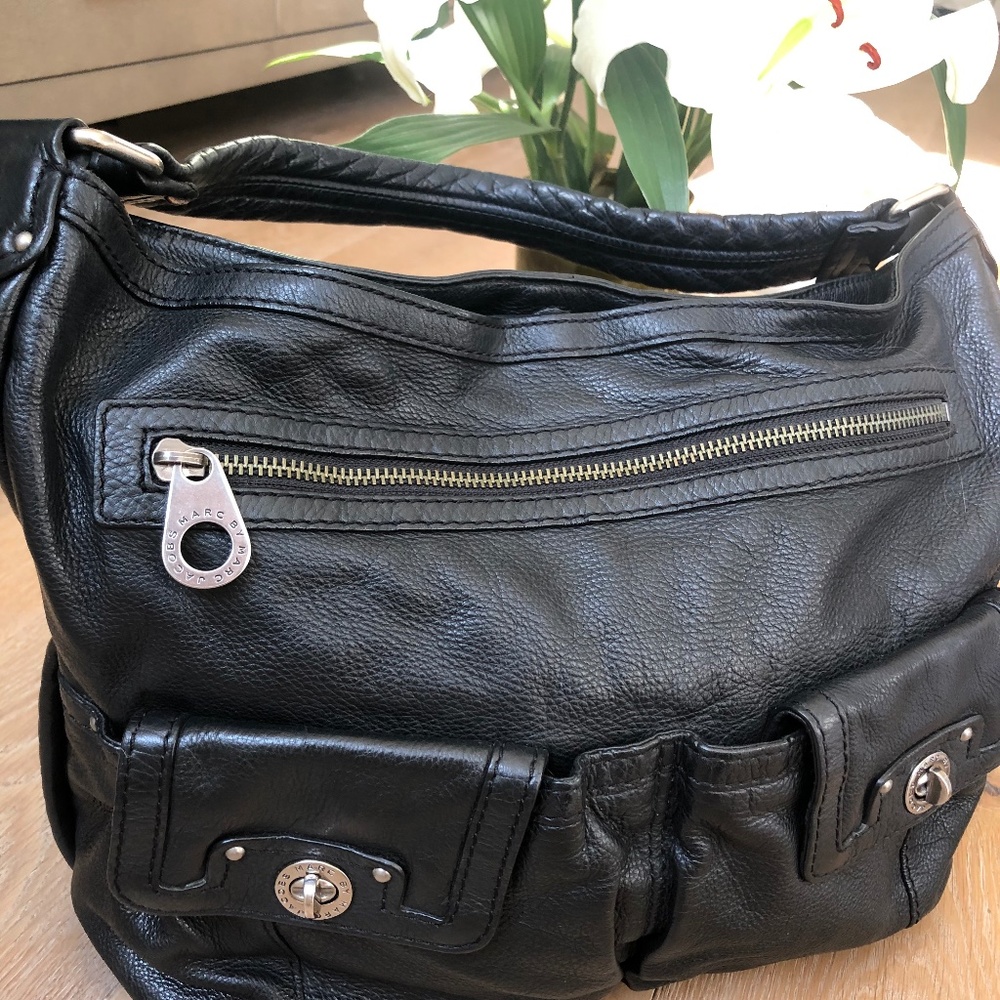 Marc by Marc Jacobs leather handbag Black - Picture 1 of 6